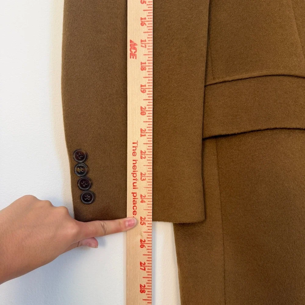 Coconut Grove 100% Cashmere Blazer Mens Large Camel Brown Sport Coat‎ Luxury